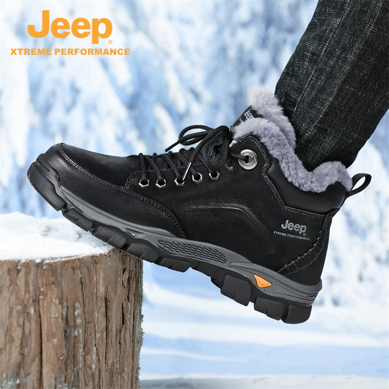 Jeep Snow Boots Men's Black