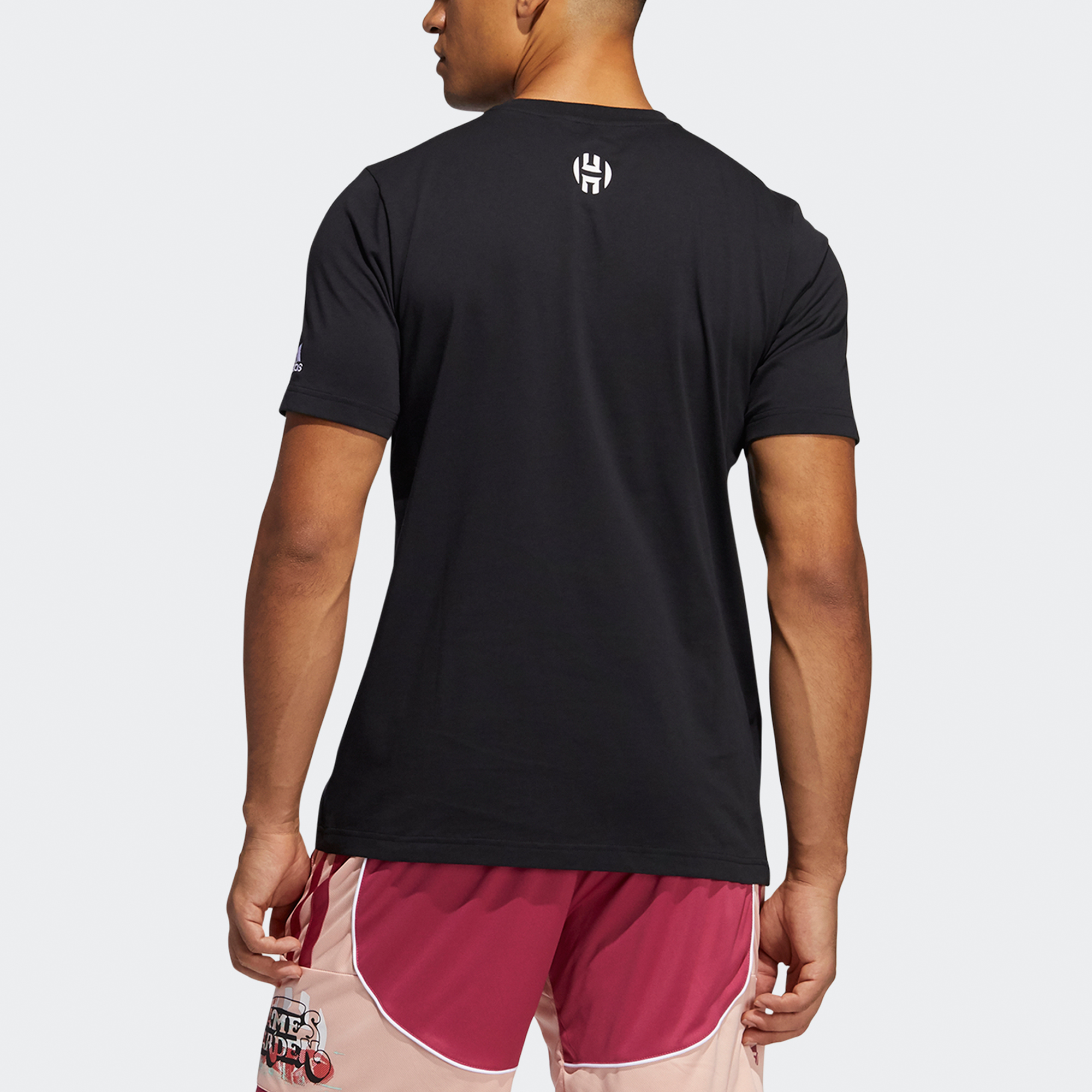 Мужская футболка adidas Harden Avatar Pocket (черный) — фото 4