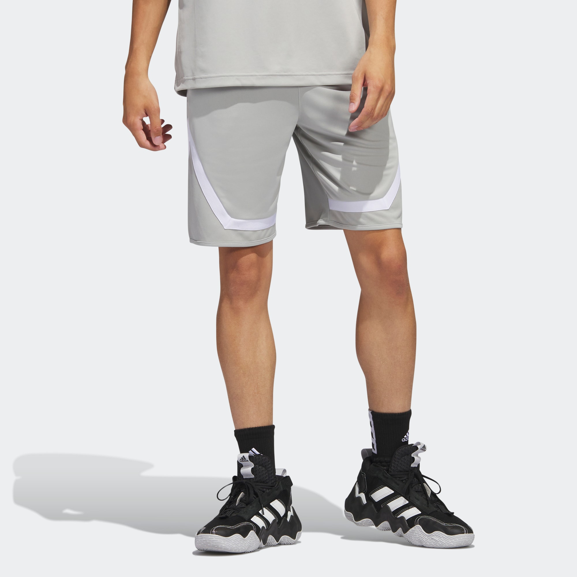 Adidas SS23 Basketball Shorts Men’s Metallic Gray