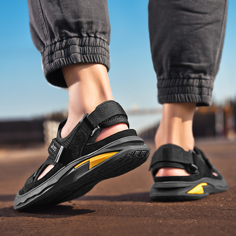 Jeep River Trekking Shoes Men's Black
