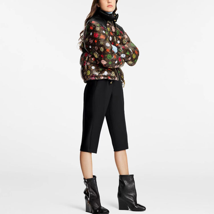 Женские куртка Louis Vuitton Down Jacket (коричневая) — фото 5