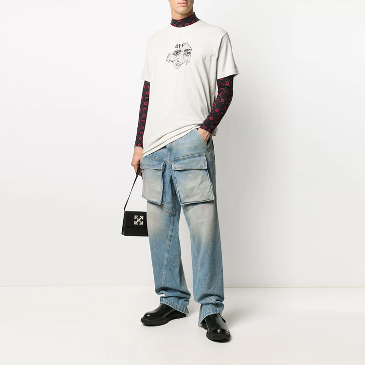Сумка OFF-WHITE 20 Jitney 0.7 (черная) — фото 4