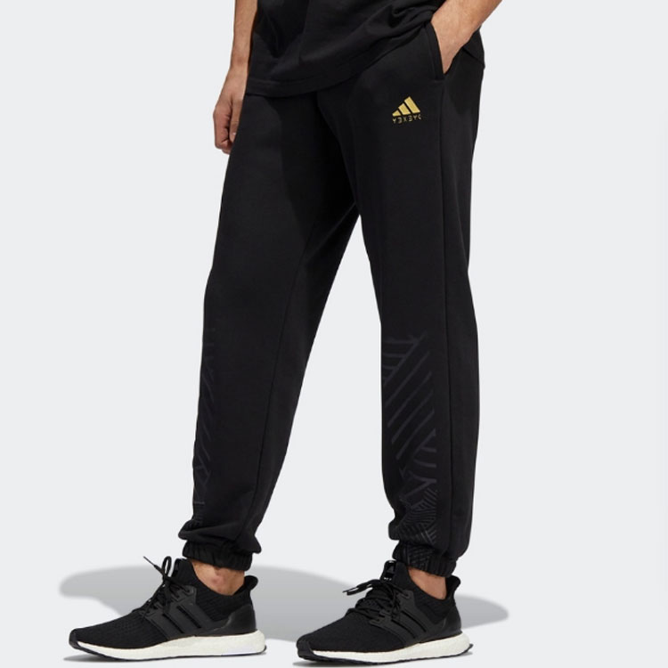 Adidas Sports Pants Unisex Black Moderate