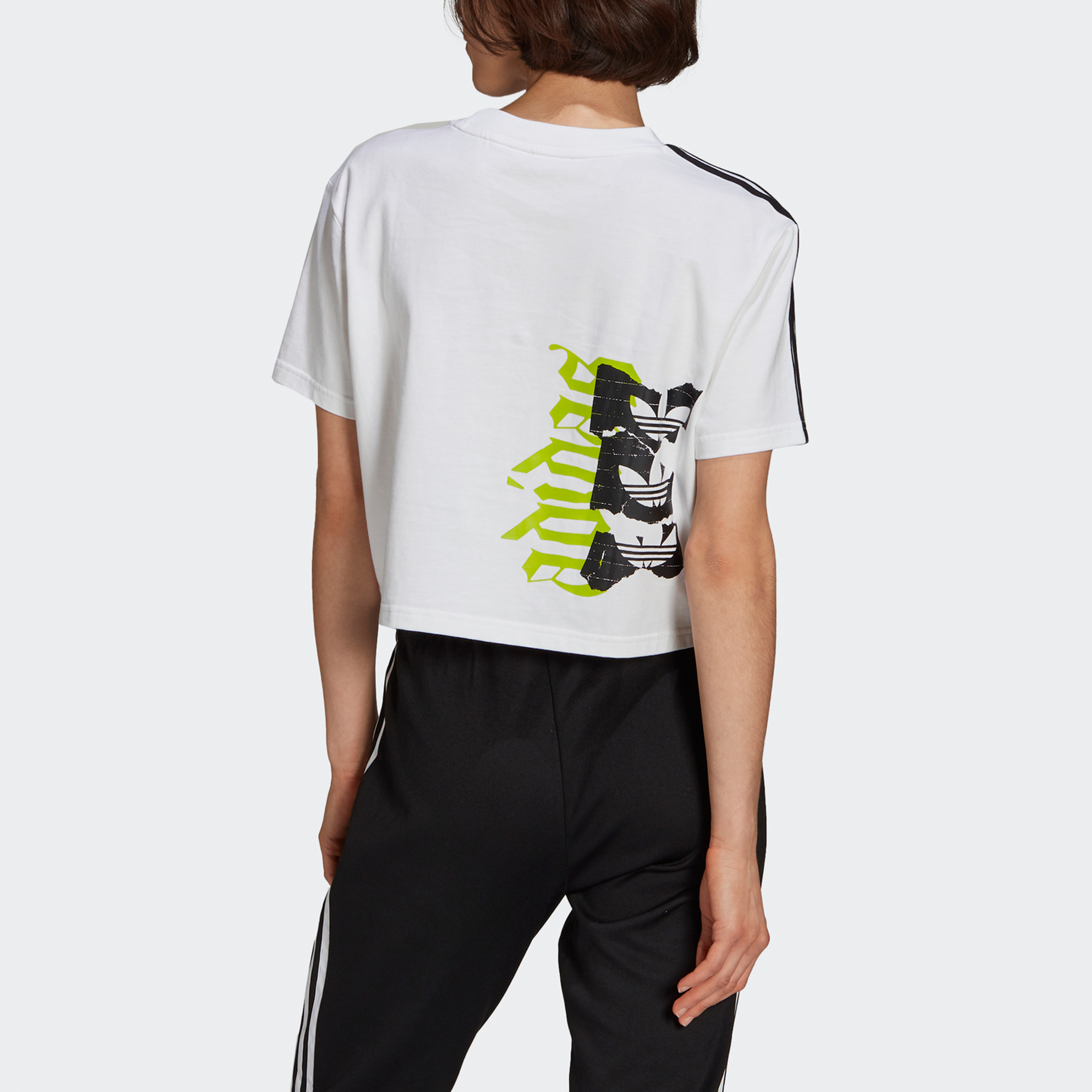 Женская футболка adidas Originals Logo (белая) — фото 2