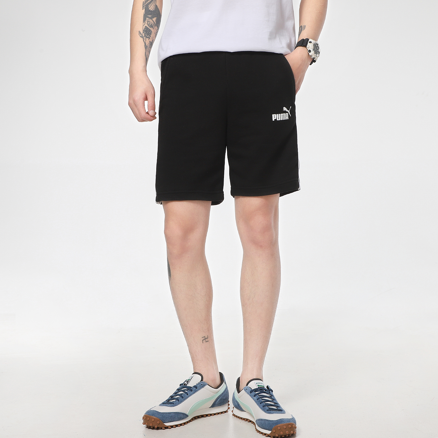 PUMA Trolls Kids Sports Shorts Men’s Black Moderate