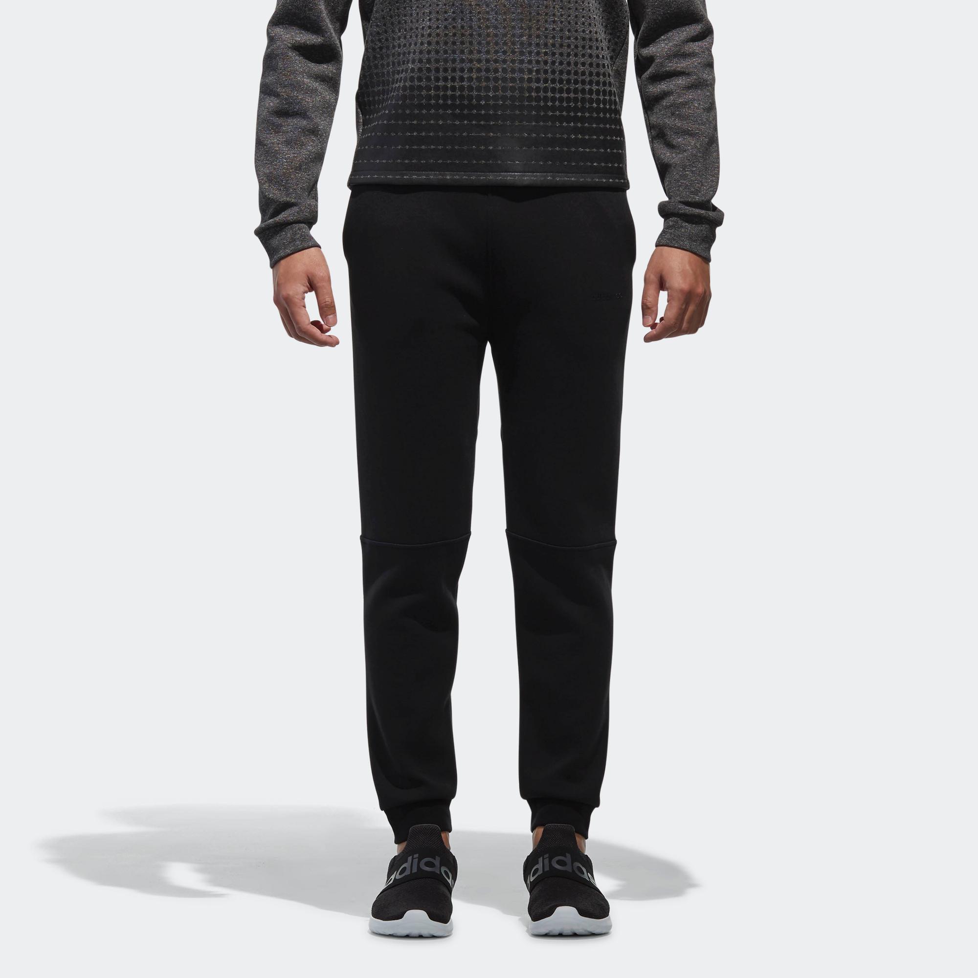 Мужские штаны adidas neo (черные) — фото 3