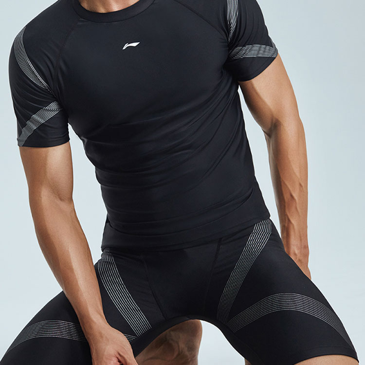 Li Ning Swimsuit Sets Men’s Black Moderate