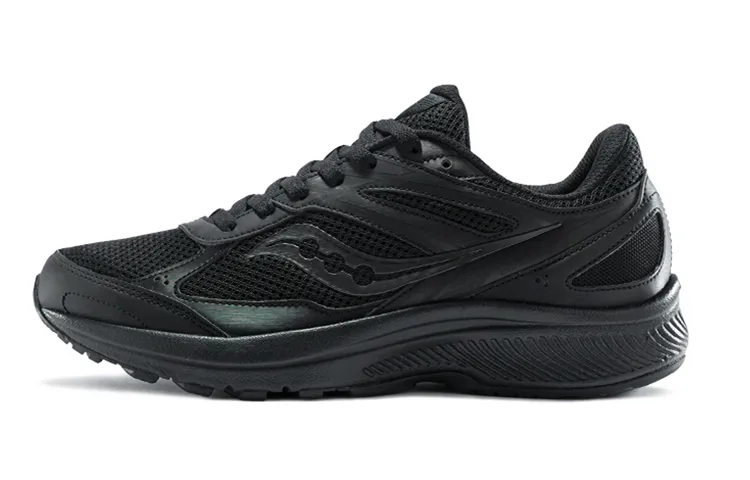 Saucony Cohesion 14 Anti Slip Wear Resistant Low Top Running Shoes Women's Black