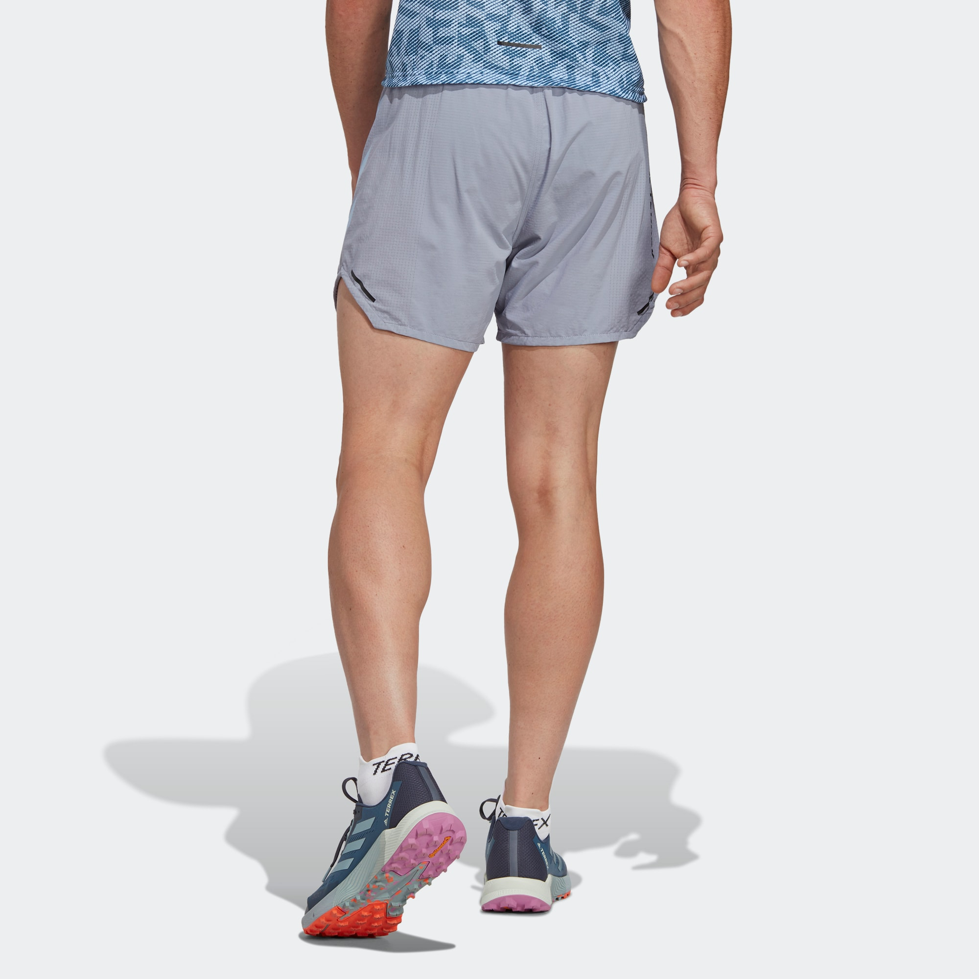 Adidas Sports Shorts Men’s Silver Gray Violet Moderate