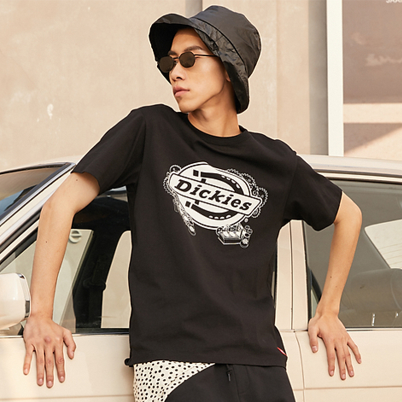Мужская футболка Dickies SS21 (черная) — фото 4