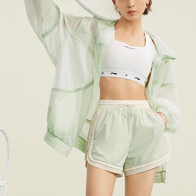 Li Ning CF Sports Shorts Women’s Foam Green
