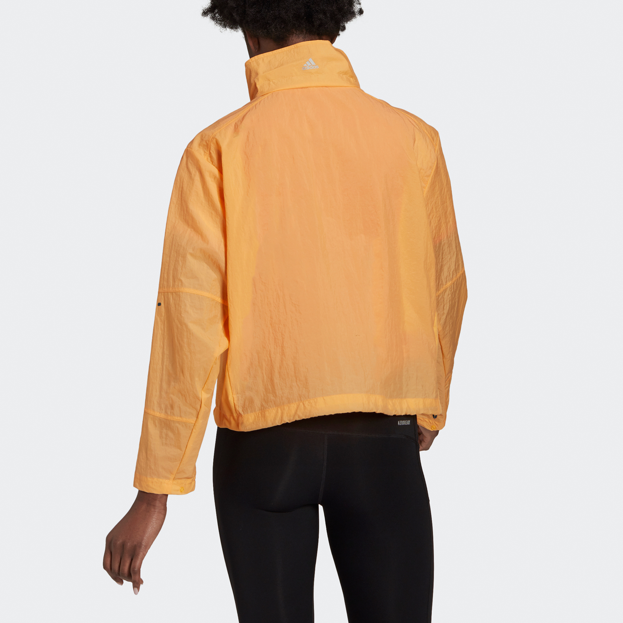 Женская куртка adidas ADAPT Jacket W (оранжево-желтая) — фото 3