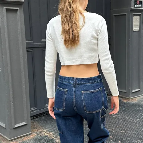 Brandy Melville Белый Женский Трикотаж