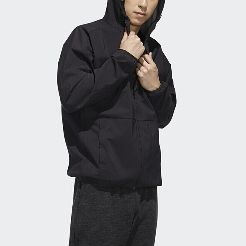 Мужская куртка adidas M Id Trvl Wv Jk (черная) — фото 6