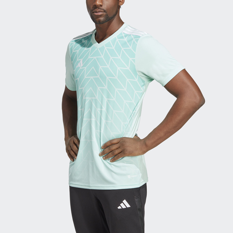 Adidas Soccer Jerseys Men’s Green Moderate Straight Fit