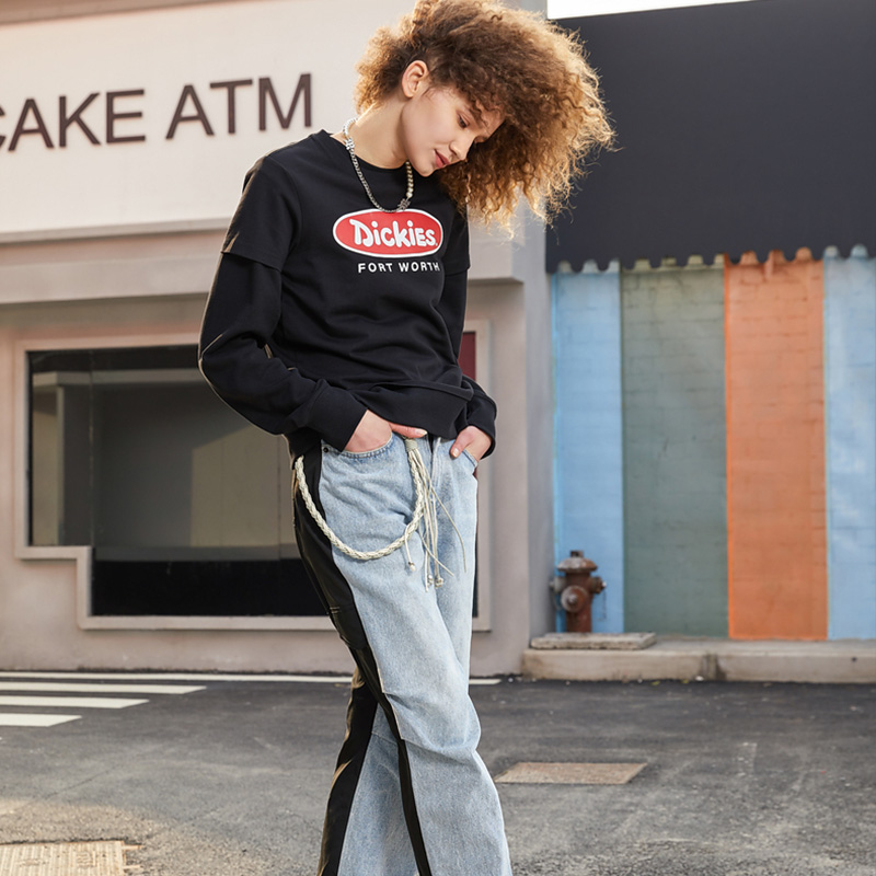 Женская футболка Dickies (черная) — фото 2
