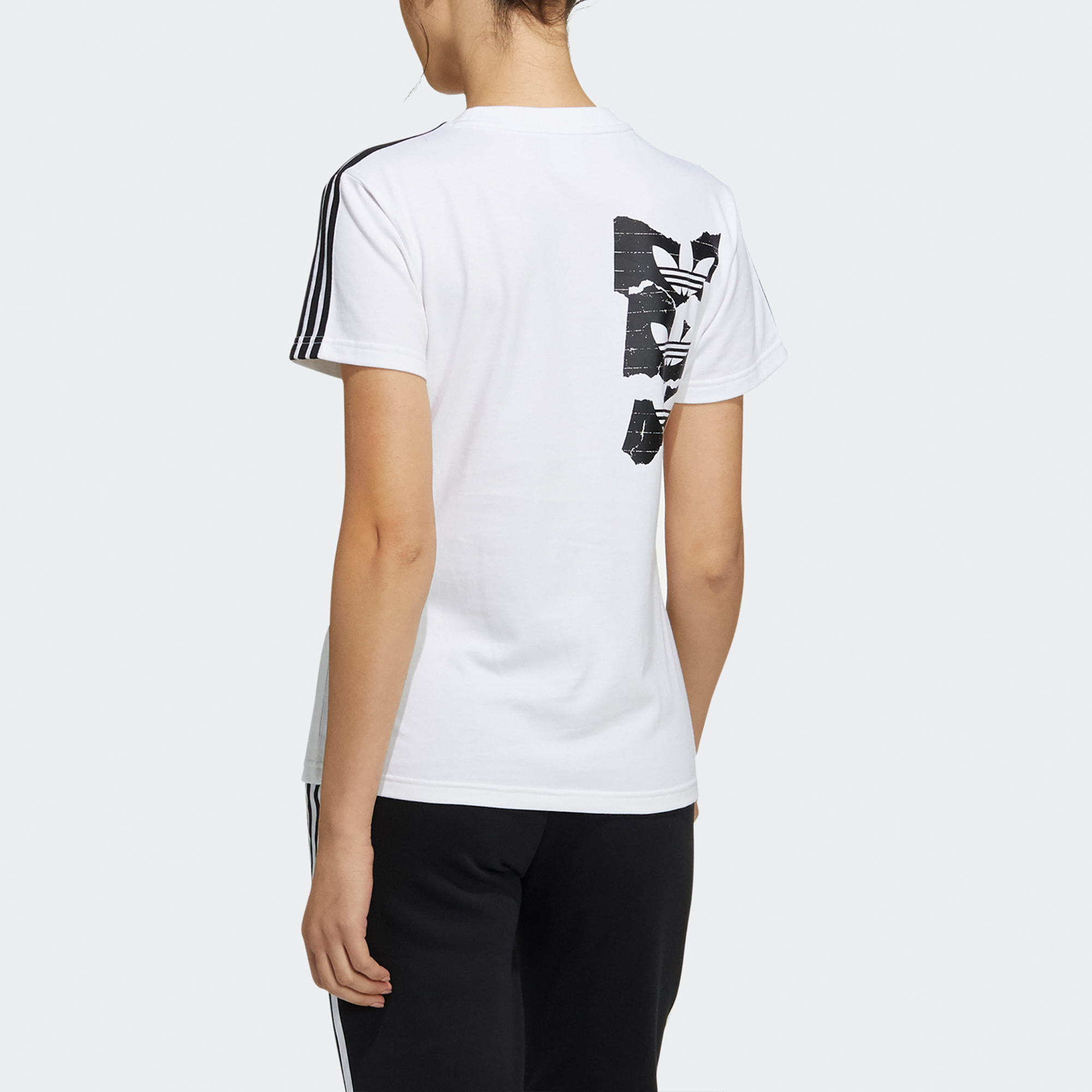Женская футболка adidas originals T (белый) — фото 3