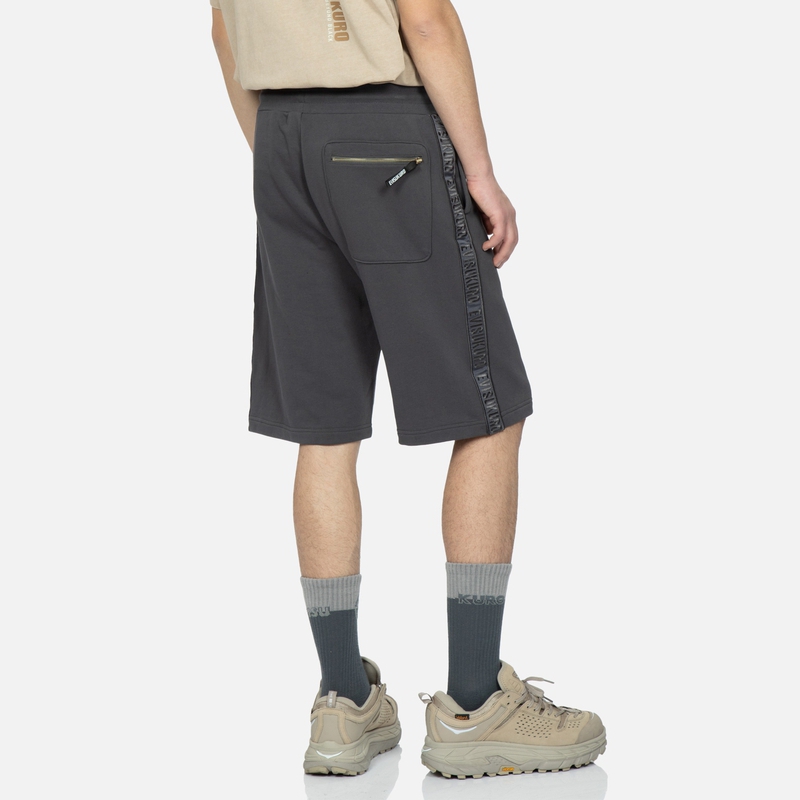 EVISU Sports Shorts Men’s Dark Gray Moderate
