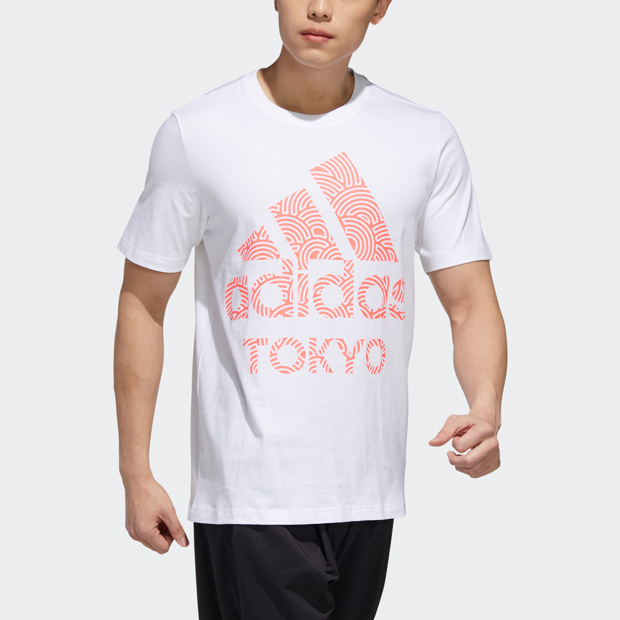 Мужская футболка adidas Tyo Ss Tee M (белая) — фото 4