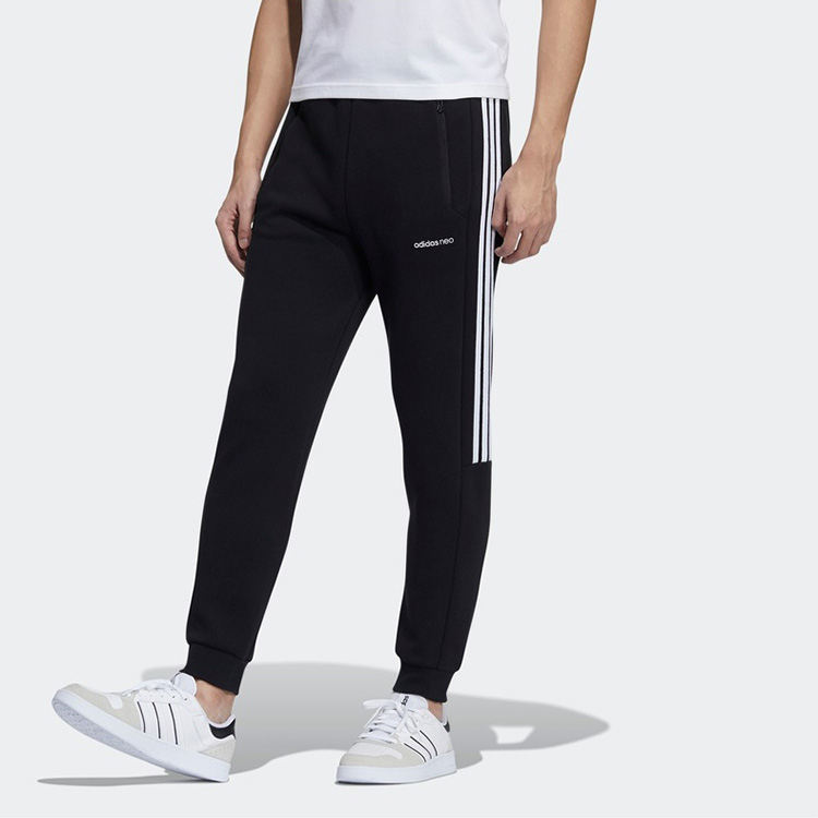 Мужские штаны adidas neo (черные) — фото 2