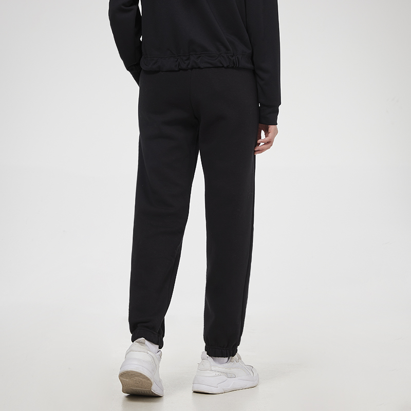 Женские штаны Nike Nsw Pant Flc Rstone Updat (черный) — фото 5