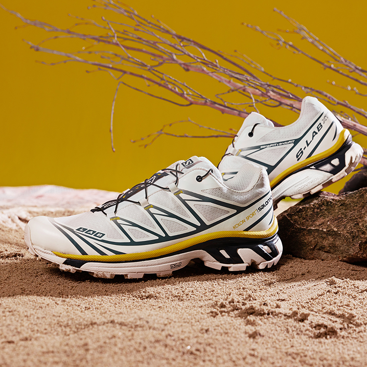 SALOMON x KOLON SPORT Textile, TPU Slip Resistant, Abrasion Resistant, Breathable, Lightweight Low top Running Shoes