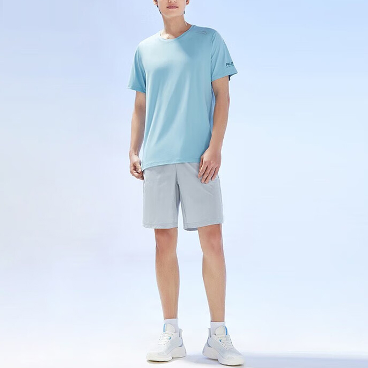 Anta Running Collection Running T Shirt Men’s Sky Smoke Blue