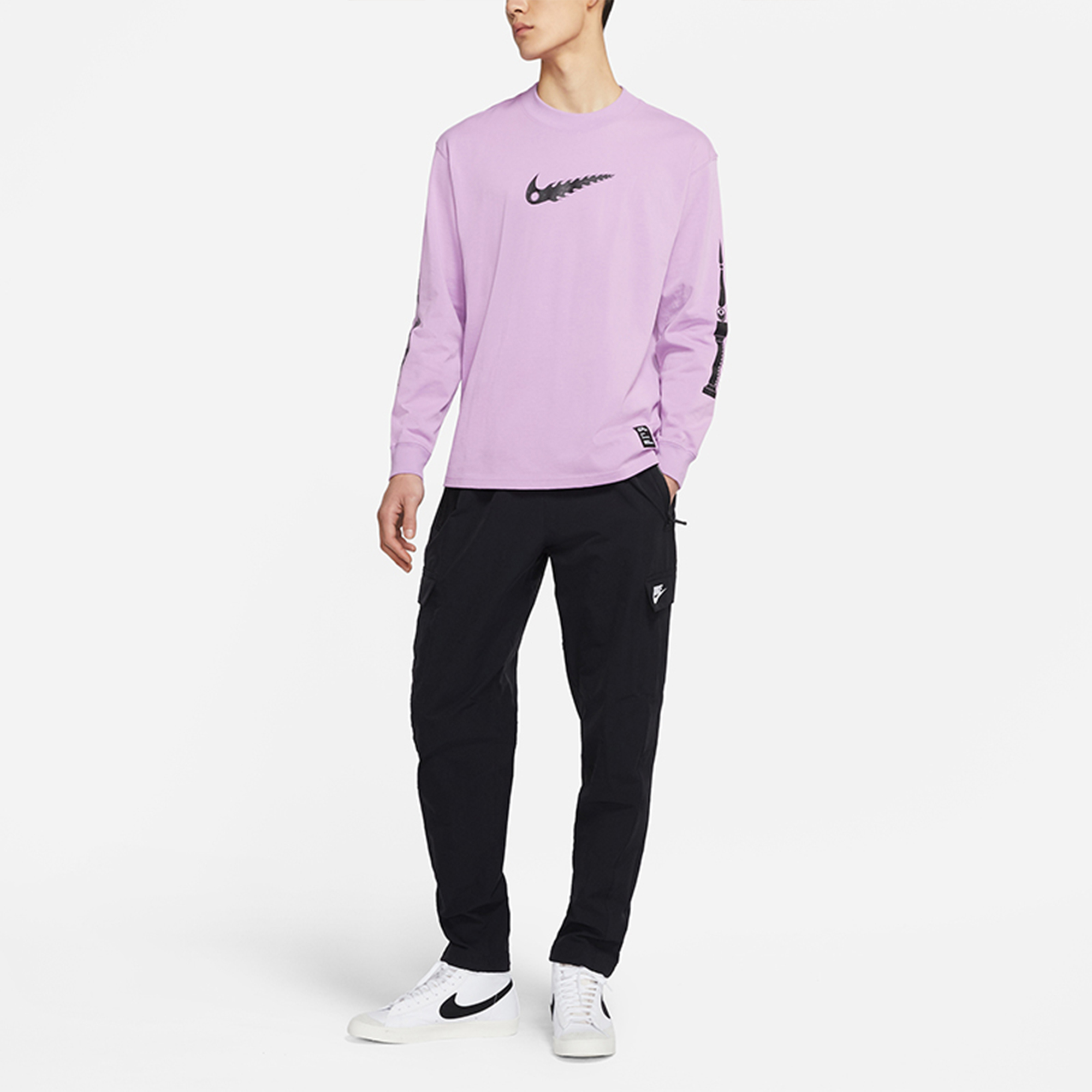 Мужские штаны Nike Sportswear Pant (черные) — фото 5