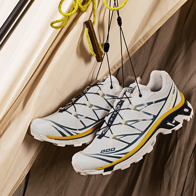 SALOMON x KOLON SPORT Textile, TPU Slip Resistant, Abrasion Resistant, Breathable, Lightweight Low top Running Shoes
