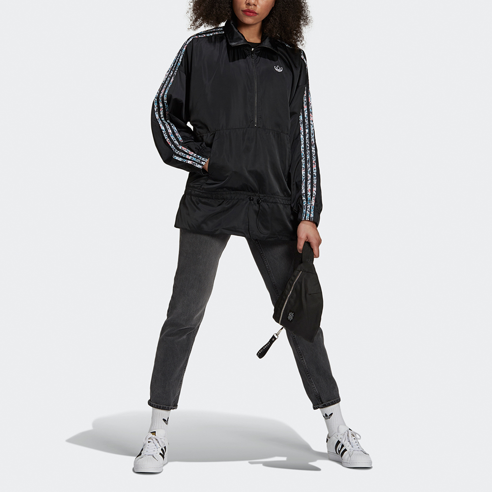 Женская куртка adidas originals Windbreaker (черная) — фото 4
