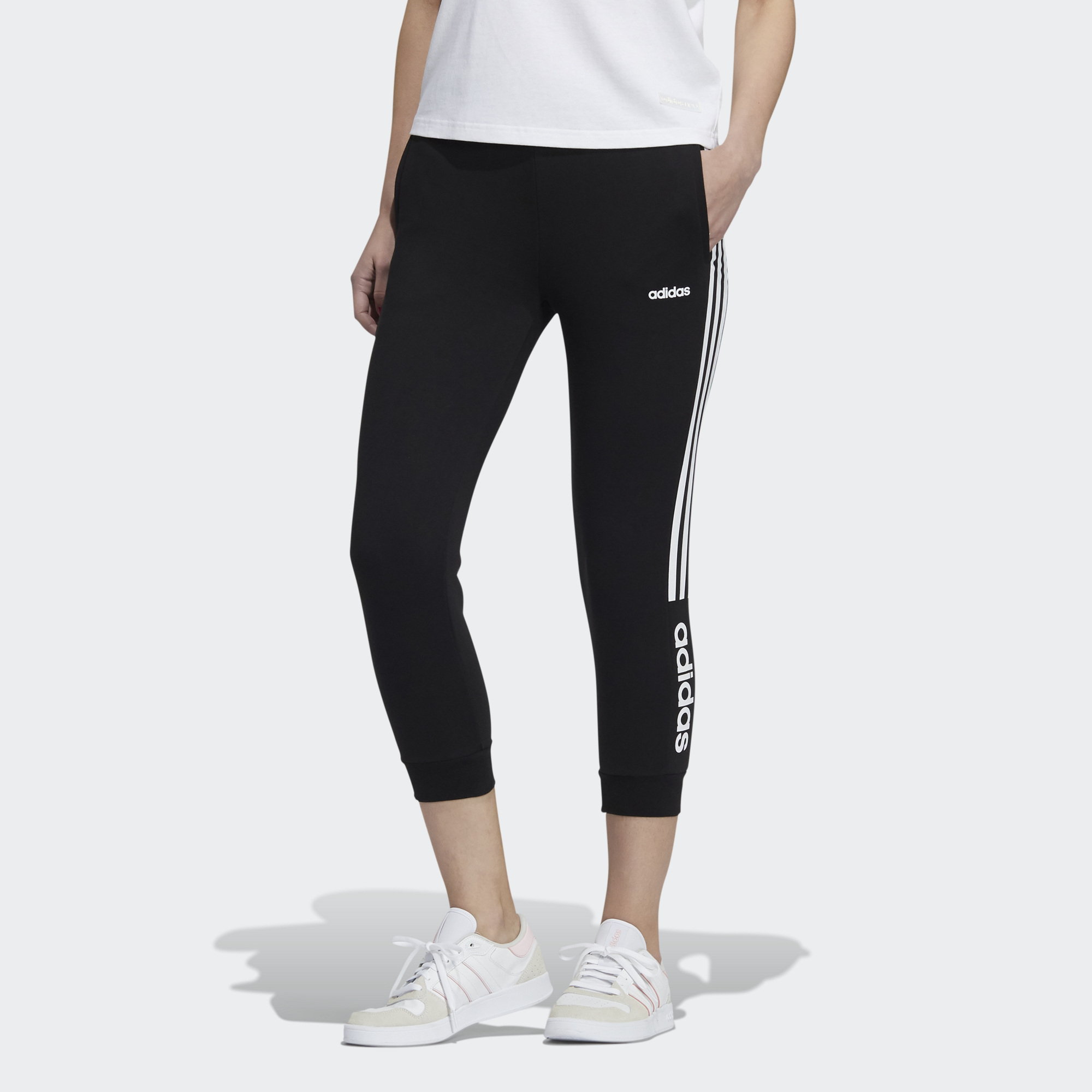 Женские штаны adidas neo (черные) — фото 2