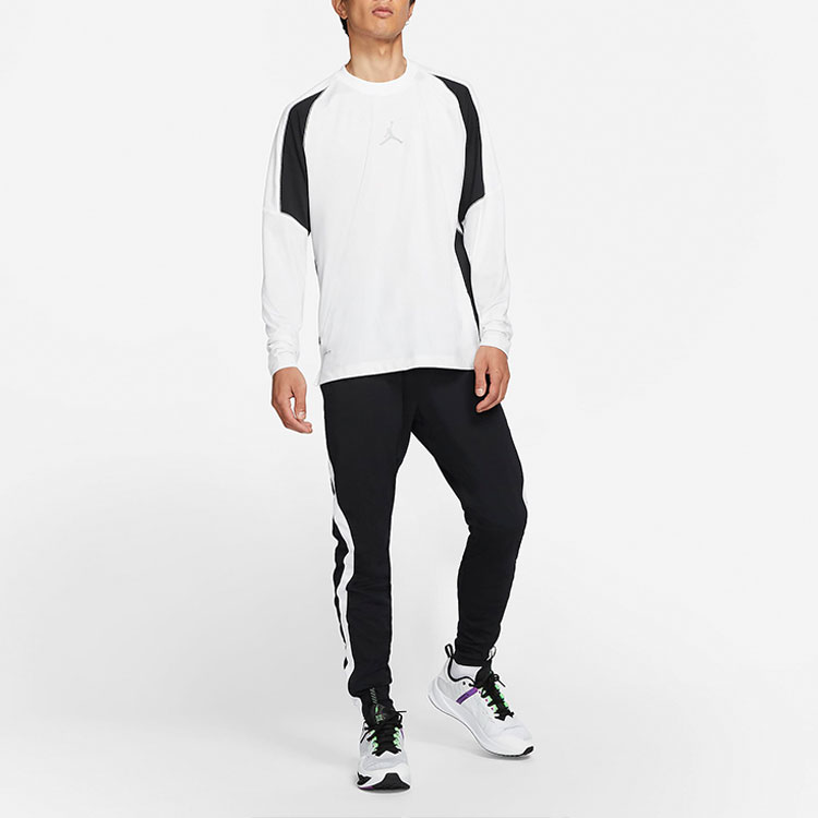 Мужской лонгслив Jordan Jumpman (белый) — фото 4