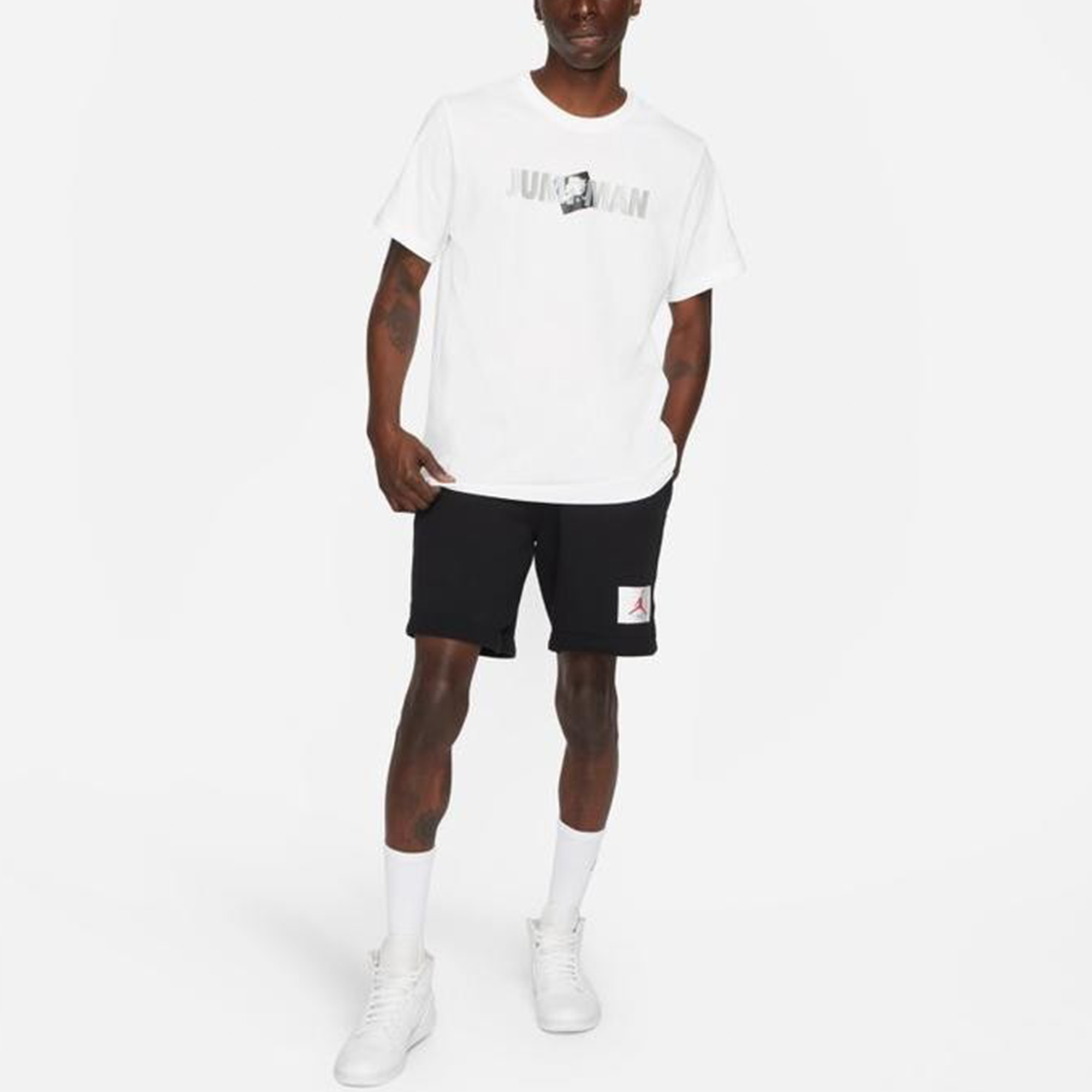 Мужская футболка Jordan Jumpman T (белая) — фото 3