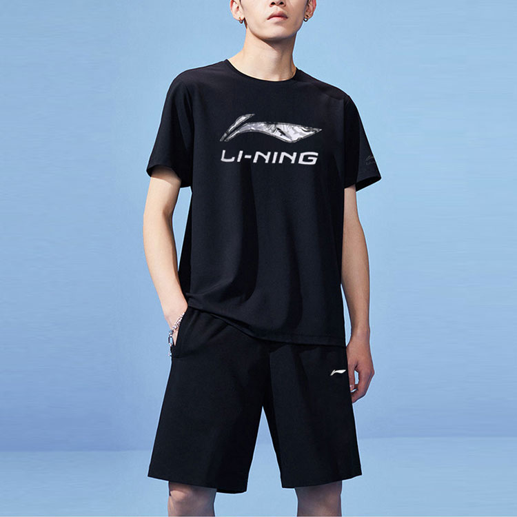 Li Ning Sports Life Collection Casual Sportswear Men’s Black