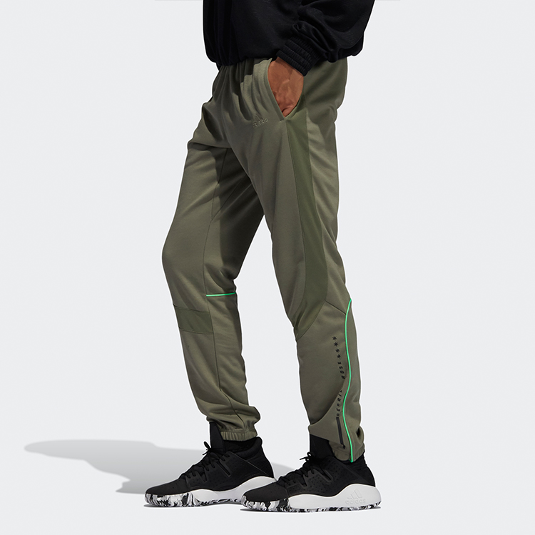 Мужские штаны adidas Rose CU PNT (зеленый) — фото 5