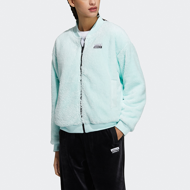 Женская куртка adidas originals (мятная) — фото 5