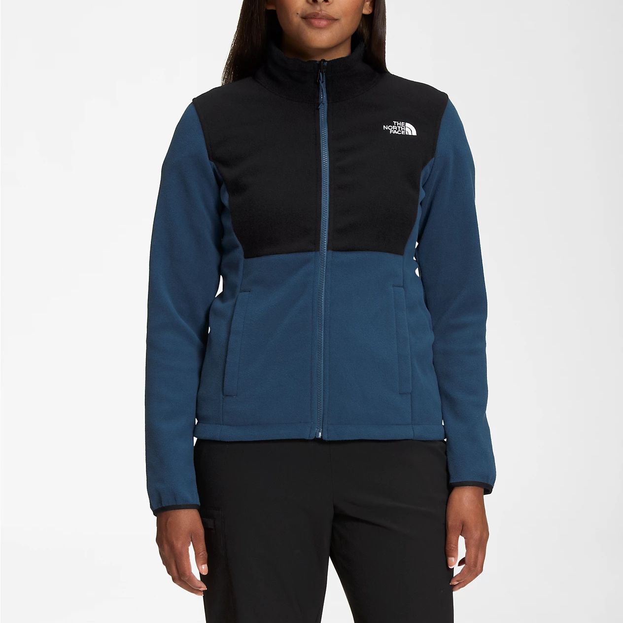 Женские куртка The North Face (сине-черная) — фото 3