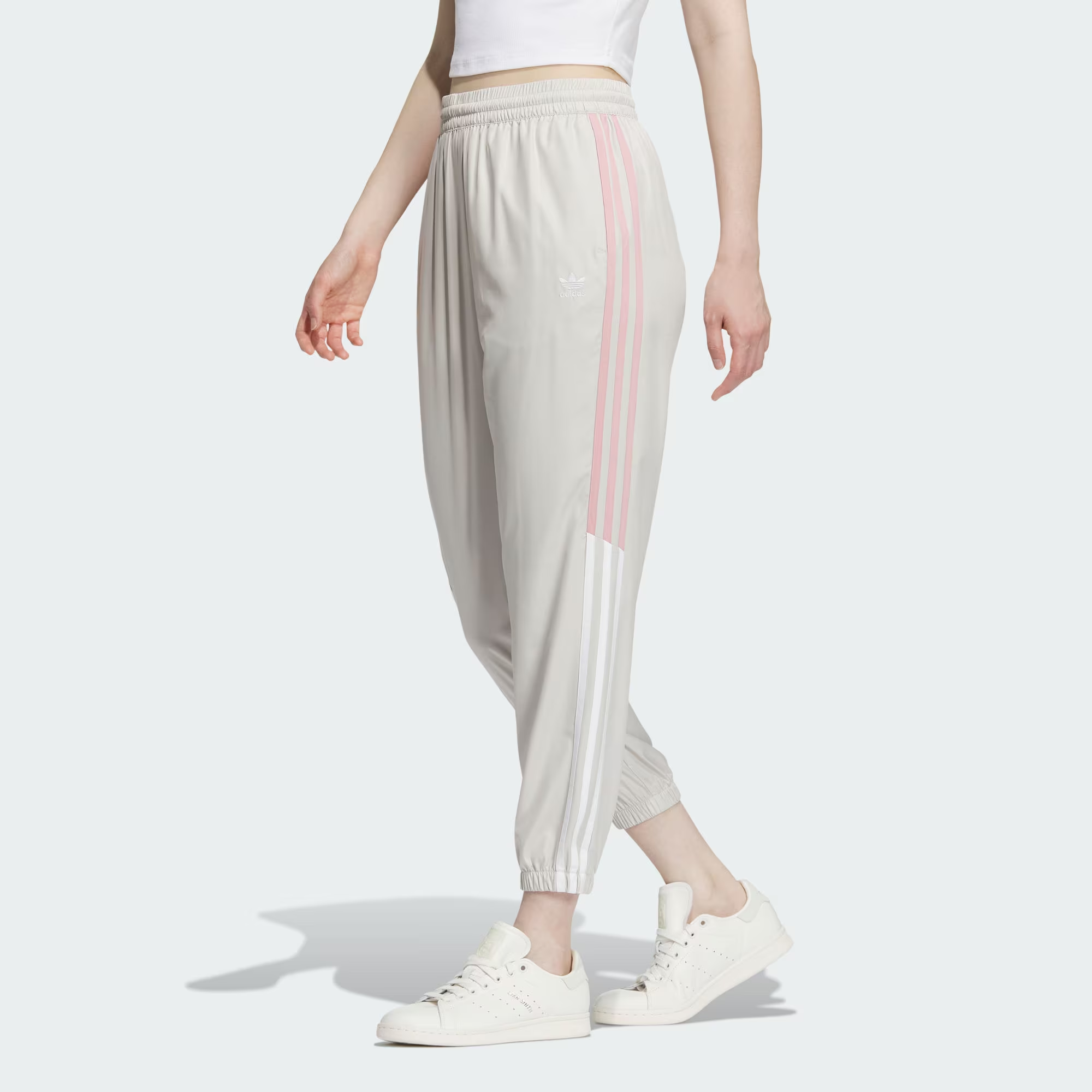 Adidas Originals Tape Woven Sports Pants Women’s Clear Brown Moderate