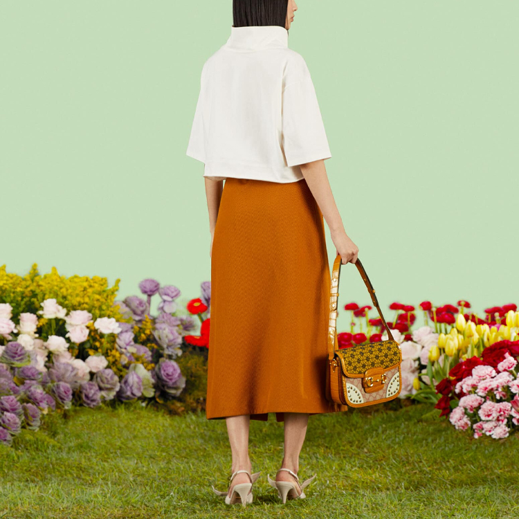 Женская футболка Gucci 723561-XJE2L-9095 (белый) — фото 4