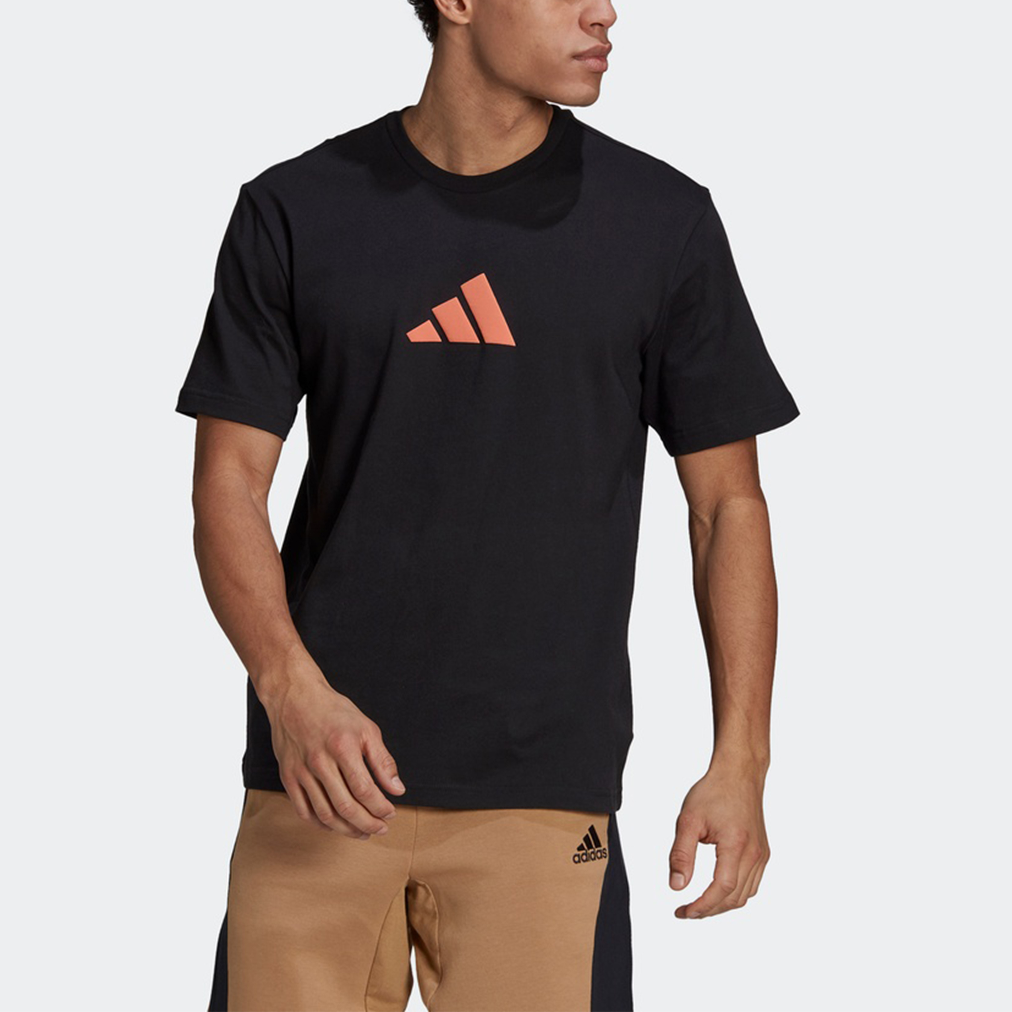 Футболка adidas (черная) — фото 4