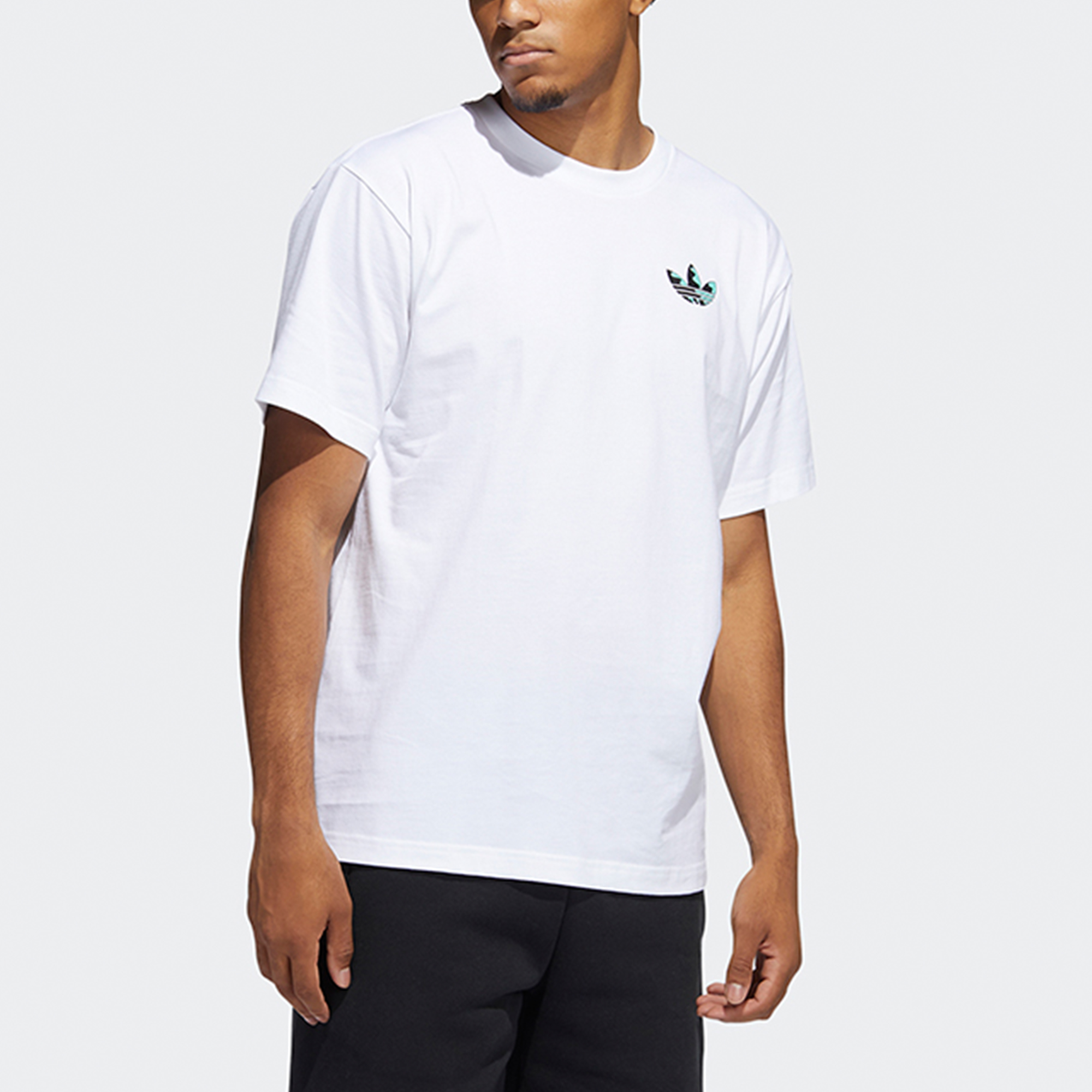 Мужская футболка adidas originals (белая) — фото 3