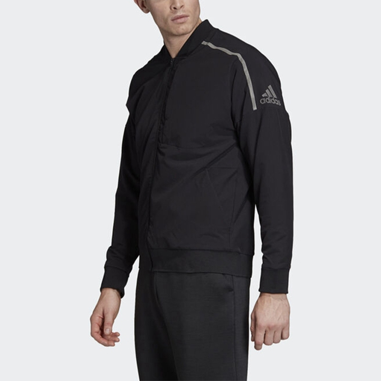 Мужская куртка adidas (черная) — фото 4