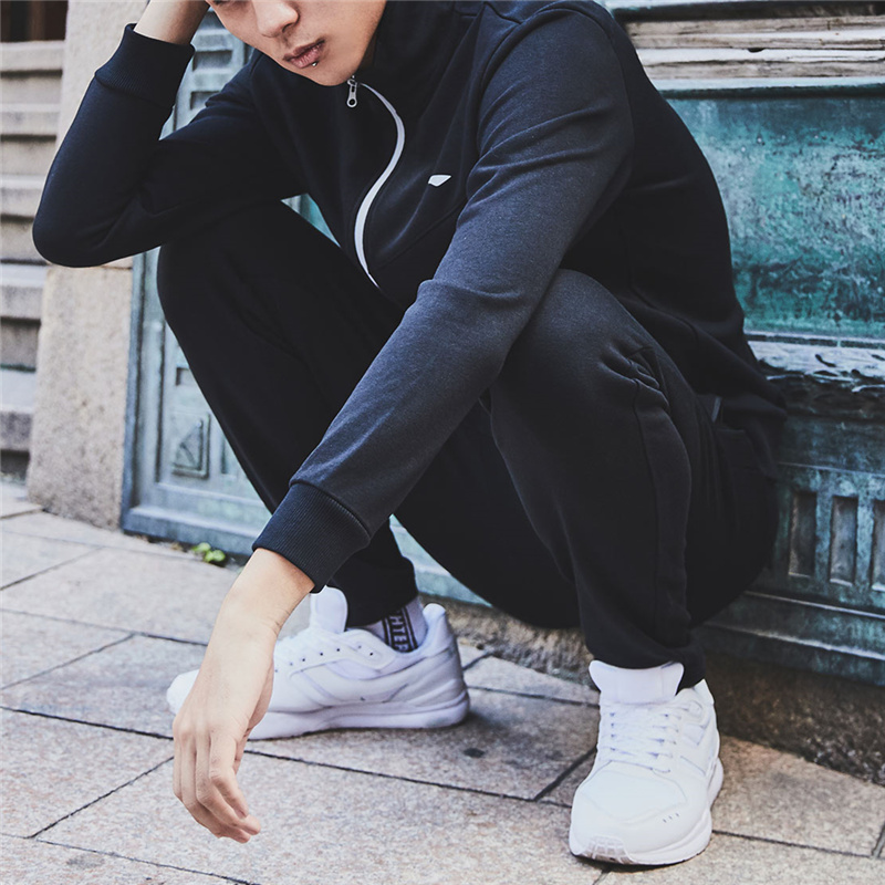 Li Ning Straight Fit Set Spring Fall Men’s Black