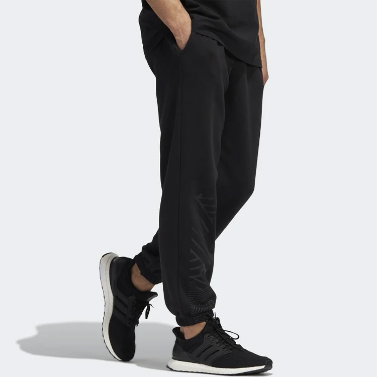 Adidas Sports Pants Unisex Black Moderate