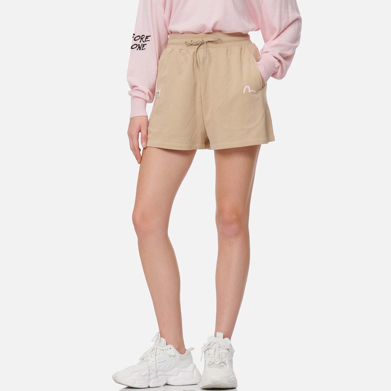 EVISU Sports Shorts Women’s Moderate Knitted Shorts
