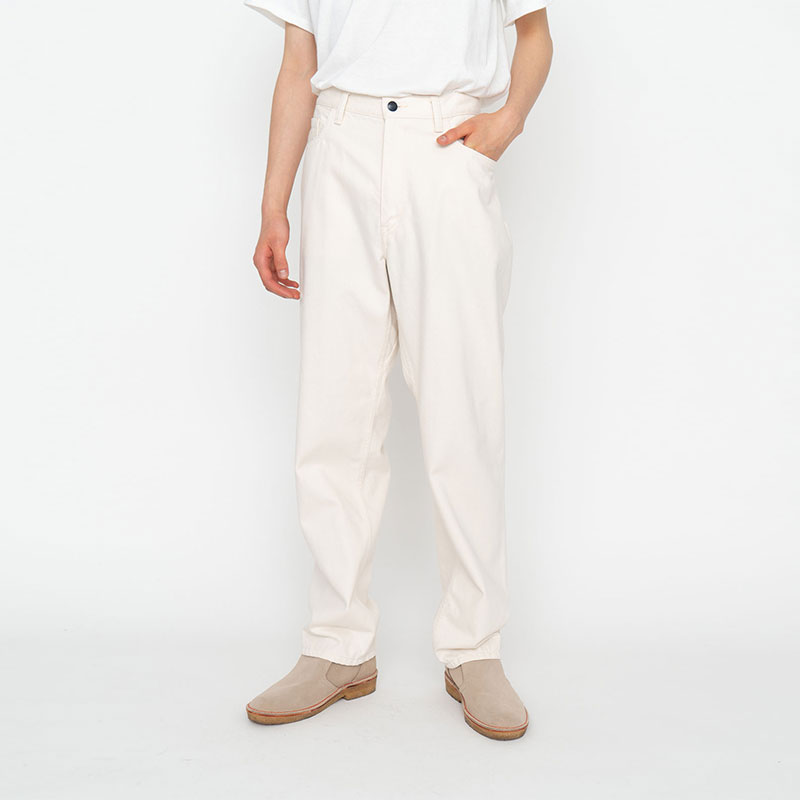 Джинсы nanamica Pockets Straight Denim Pants (синие) — Темно-синий — фото 8