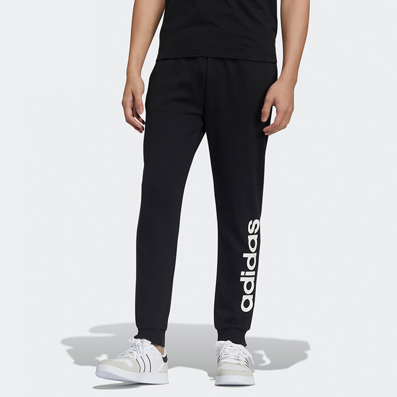 Мужские штаны adidas neo M Ce Logo Tp1 (черный) — фото 3