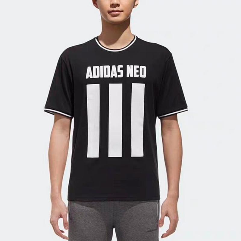 Мужская футболка adidas (черная) — фото 3