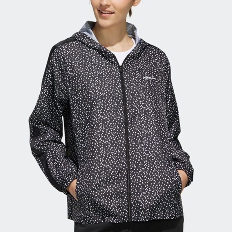 Женская куртка adidas neo (черная) — фото 3