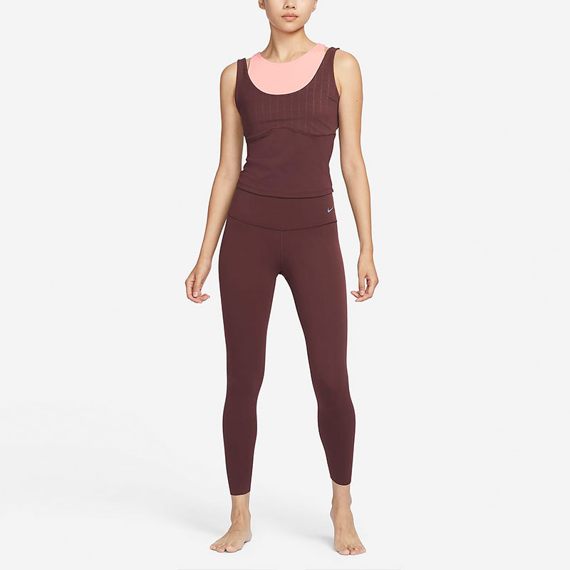 Nike Dri Fit Sleeveless Sports Shirts Women’s Earth Umber Other